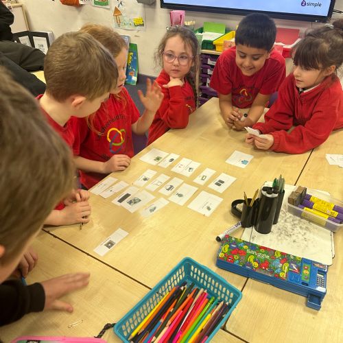 Computing lessons in chestnut class